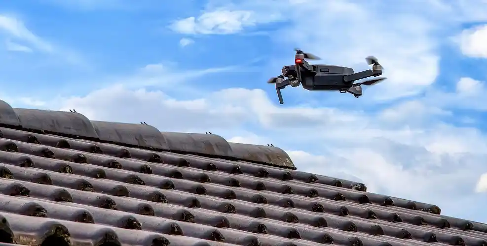 Inspection drone toiture Linas Essonne 91 – Art Toiture